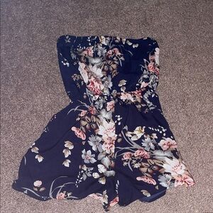 SHEIN Dark Floral Jumpsuit
